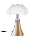 Lampe Dimmer LED pied télescopique or H50-62cm