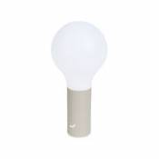 Lampe sans fil Aplô LED - Fermob gris en métal