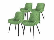 Ml-design lot de 4 chaises de salle à manger chaise