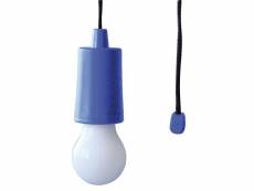 Retro' : ampoule led à piles avec cordon. Bleu IL84-B