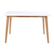 Table à manger en bois 120x70cm - Vojens - Couleur - Blanc House Nordic