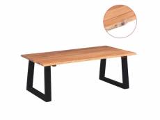 Table basse bois d'acacia massif 110 x 60 x 40 cm 244996