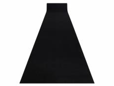 Tapis de couloir antidérapant rumba couleur unique noir 60 cm 60x150 cm