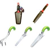 Venteo - Pack outillage à main RootSlayer™ - Outils légers durables et polyvalents - Creuser/Couper/Transplanter/Désherber/Cultiver