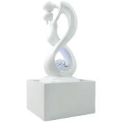 Zen Light - Fontaine d'intérieur design éclairage led Amor - Blanc