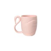 1 pièce tasse de brossage maison Simple rince-bouche tasse mignon épaissi anti-chute lavage tasse en plastique dents cylindre Couple tasse (rose)