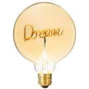 Ampoule led Dream ambre Dream,D13cm E27 Atmosphera créateur d'intérieur - Ambre