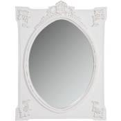 Aubry Gaspard - Miroir rectangulaire blanc