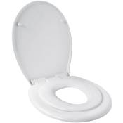 Gelco Design - abattant wc plastique bambino - blanc