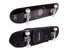 Hudora - skateboard avec sac à dos - noir