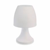 Lampe champignon outdoor - Blanc - H 19 cm