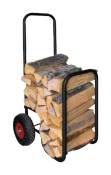 Lienbacher - Chariot à bois avec pneus caoutchouc