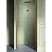 Otitec - Porte de douche pliante droite 100 cm cuivre