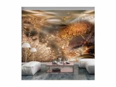 Papier peint - dandelions' world (gold)-100x70 A1-SFT1564