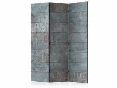 Paravent - turquoise concrete [room dividers] [135x172]