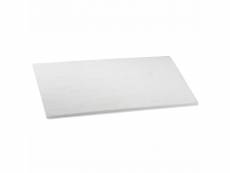 Planche de présentation effet bois - 500 x 250 mm - pujadas - blanc - mélamine