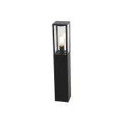 Qazqa - charlois - Lampe sur pied extérieur - 1 lumière - l 14 cm - Noir - Rustique - éclairage extérieur - Noir