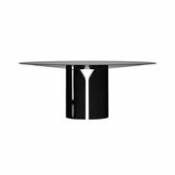 Table ronde NVL / Ø 150 cm - By Jean Nouvel - MDF Italia noir en bois