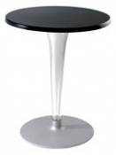 Table ronde Top Top / Laminé - Ø 70 cm - Kartell noir en plastique