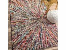 Tapis chambre boutik impact multicolore 80 x 150 cm tapis de salon moderne design par unamourdetapis