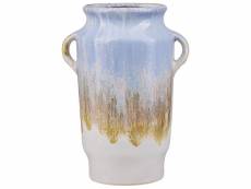 Vase décoratif bleu 25 cm gerrha 289957