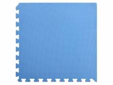 Vidaxl tapis de sol 12 pcs 4,32㎡ mousse eva bleu 92465
