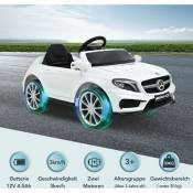 Voiture électrique pour enfants, Benz amg GLA45, batterie 12 v, capacité de charge 30 kg, jouet porteur amusant et sûr, 3 vitesses, 2 moteurs, usb,