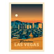 Affiche Las Vegas 21x29,7 cm