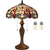 Aorsher - Tiffany Light cabinet vitrail libellule lampe