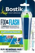 Colle de Réparation Bostik Fix & Flash (Colle Forte Photoactive) Applicateur et Tube 5g