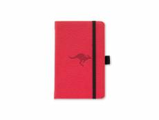 Dingbats* wildlife carnet de notes a6 - red kangaroo ligné - bloc-notes avec papier ivoire 100g m² - journal intime à couverture rigide, compartiment