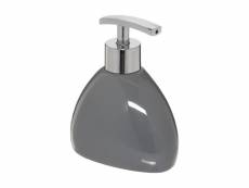 Distributeur à savon ou lotion en céramique grise 250 ml - five