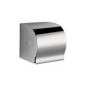 Distributeur de papier WC avec couvercle Inox poli