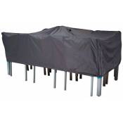 Gardeness - Feuille de couverture étanche pour les tables rectangulaires pour l'extérieur 310x130x60 cm.