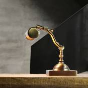 Lampe de bureau Scrivania en laiton de couleur bronze