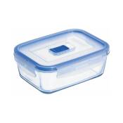 Luminarc Pure Box Active - Bo�te de Conservation herm�tique en verre, rectangulaire 0,82 L
