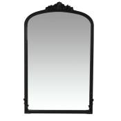 Miroir à moulures noires 67x110