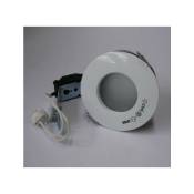 Slv Declic - Spot encastré extérieur blanc fixe ø 85x130mm pour lampe GU5.3 12V 35W max (non incl) IP65 out 65