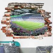 Sticker mural 3D - Football Stadium - Landscape Format 3:4 Dimension: 30cm x 40cm