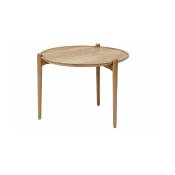 Table basse ronde en chêne 50 cm Aria - Design House