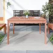Table de jardin 121x82,5x76 cm bois massif de douglas - The Living Store - Brun