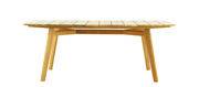 Table rectangulaire Knit / 200 x 100 cm - Teck - Ethimo bois naturel en bois