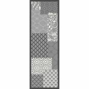 Tapis Vintage Quilt grey 50x150cm sur cintre