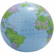 16 pouces Globe terrestre Jouet de globe gonflable Globe de formation geographie Globe terrestre de formation 40 cm