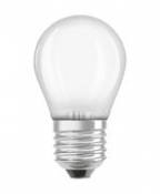 Ampoule LED E27 dimmable / Sphérique dépolie - 5W=40W (2700K, blanc chaud) - Osram blanc en verre