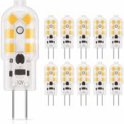 Ampoule LED G4 2W, blanc chaud 3000K, AC/DC 12V ampoules
