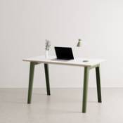 Bureau New Modern / 130 x 70 cm - Stratifié - TIPTOE vert en métal
