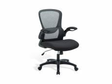 Chaises de bureau accoudoir rabattable à 90°, chaise d'ordinateur ergonomique, fauteuil de bureau avec accoudoirs pliants, support lombaire, chaise de