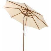 Costway - Parasol Inclinable Ø3m Toile Polyester Imperméable