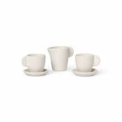 Dînette / Service à thé miniature - Grès - Ferm Living blanc en céramique